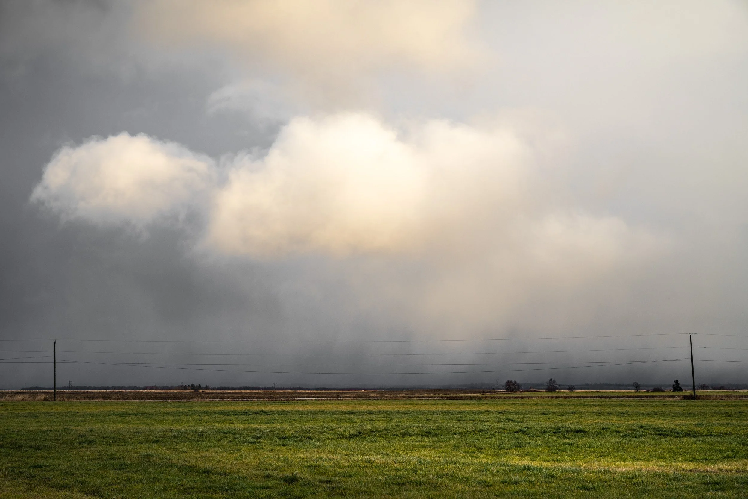 Storm Clouds Over the Marsh - 5919