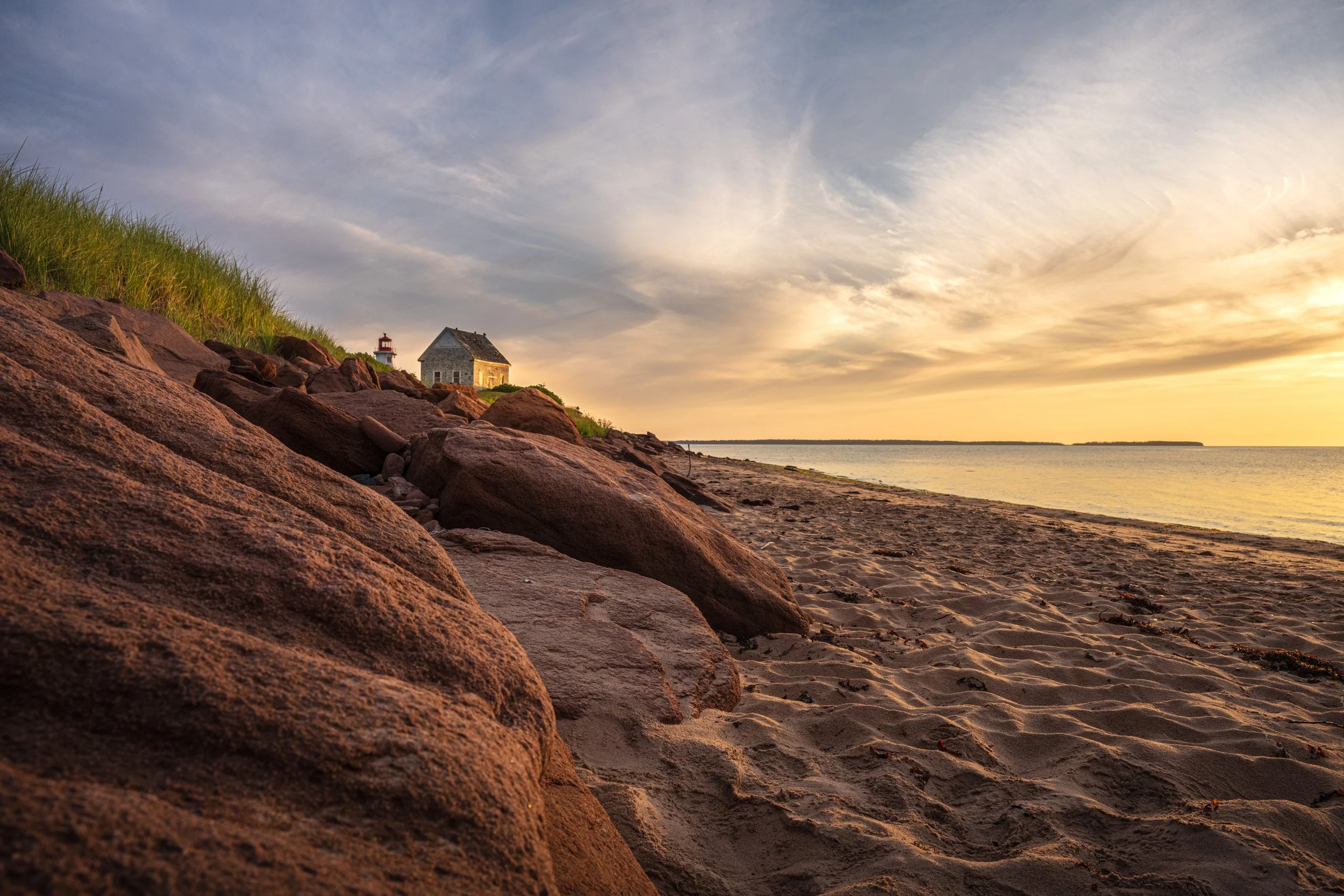 Penmure Island Beach Sunrise - 5127