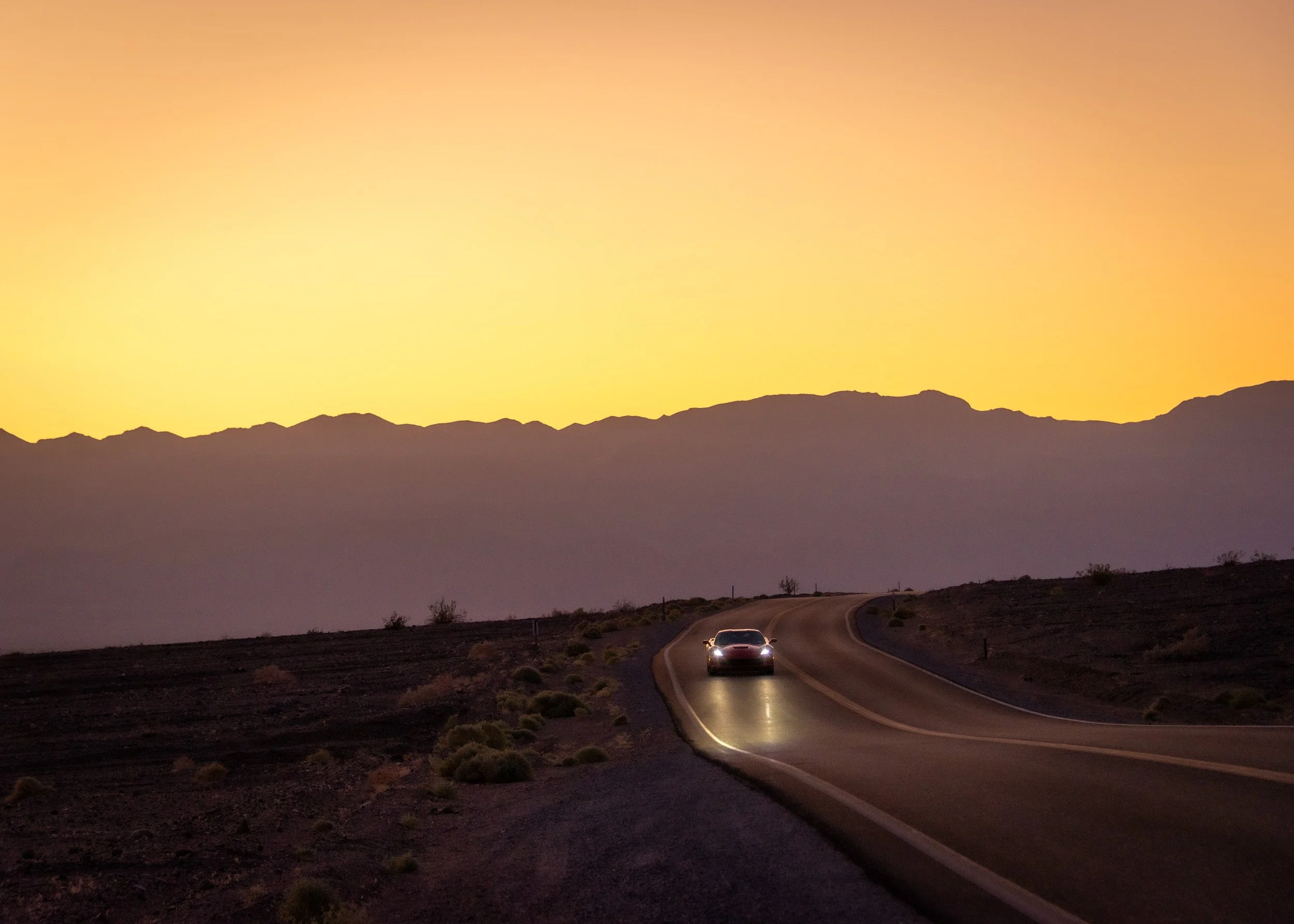 Driving into the Sunset - 8344