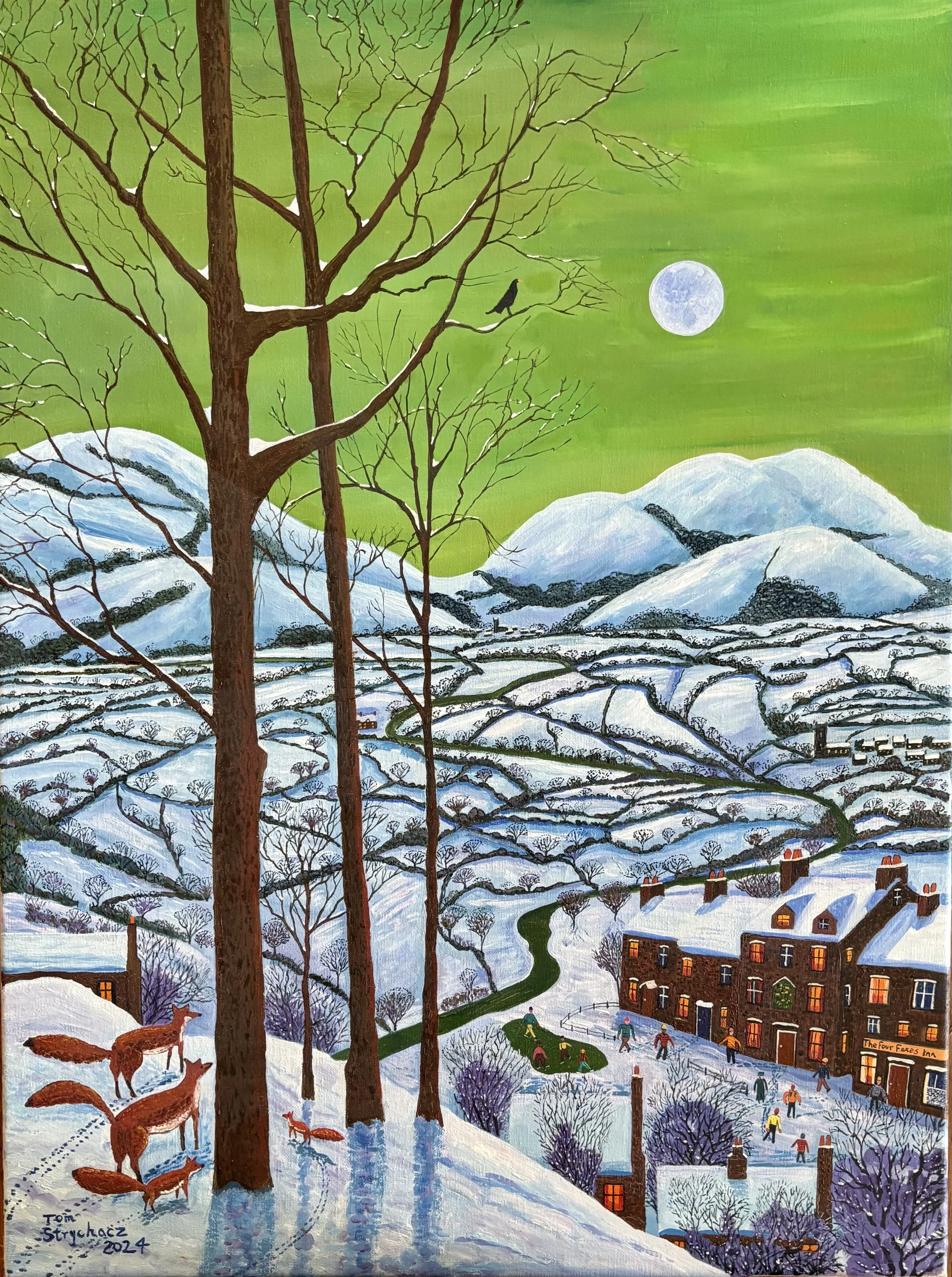 Four Foxes (After Brueghel)