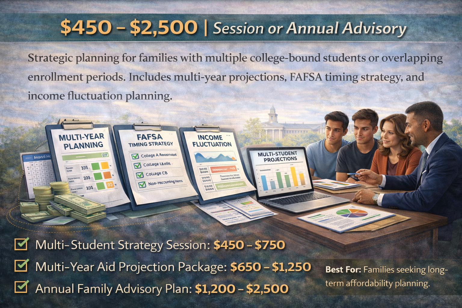 Multi-Student & Long-Term Financial Aid Planning