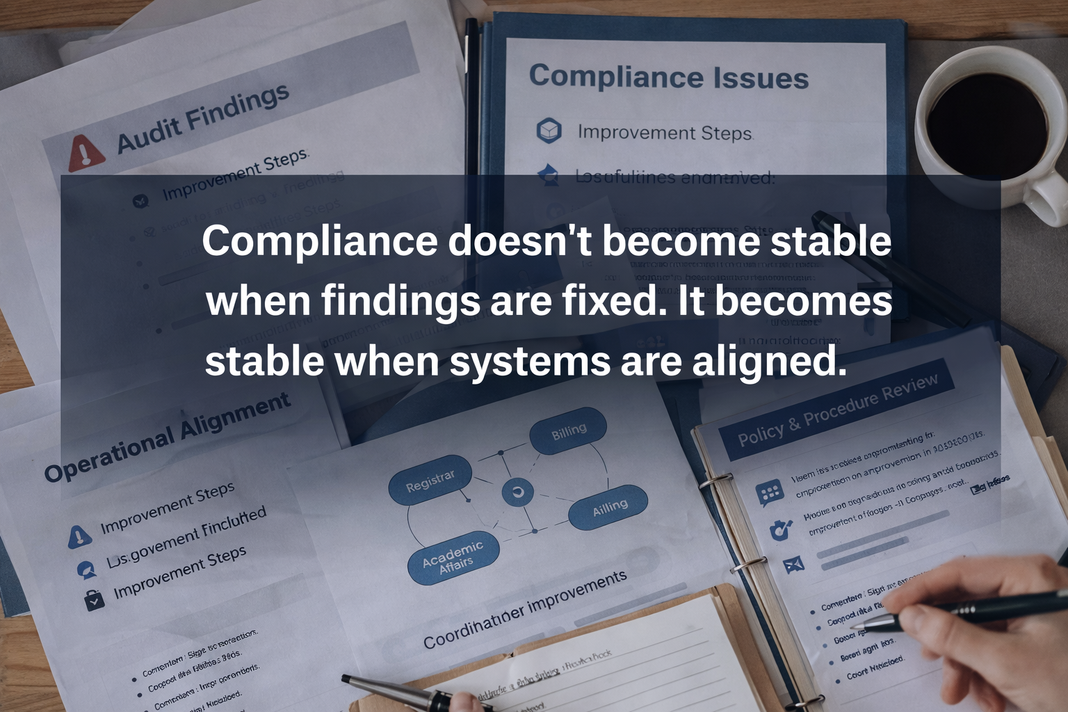 Weekend Insight: Moving from Reactive Compliance to Institutional Alignment