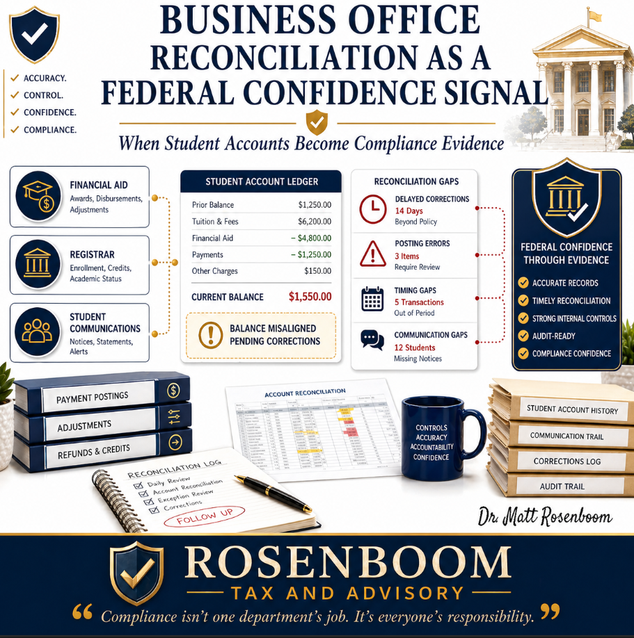 When the Business Office Becomes a Compliance Signal Why Student Account Ownership Cannot Be Ambiguous