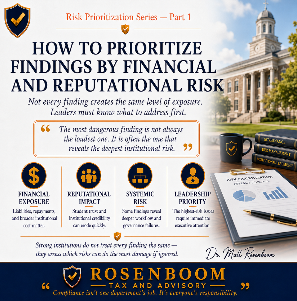 How to Prioritize Findings by Financial and Reputational Risk — Why Every Finding Is Not the Same Risk