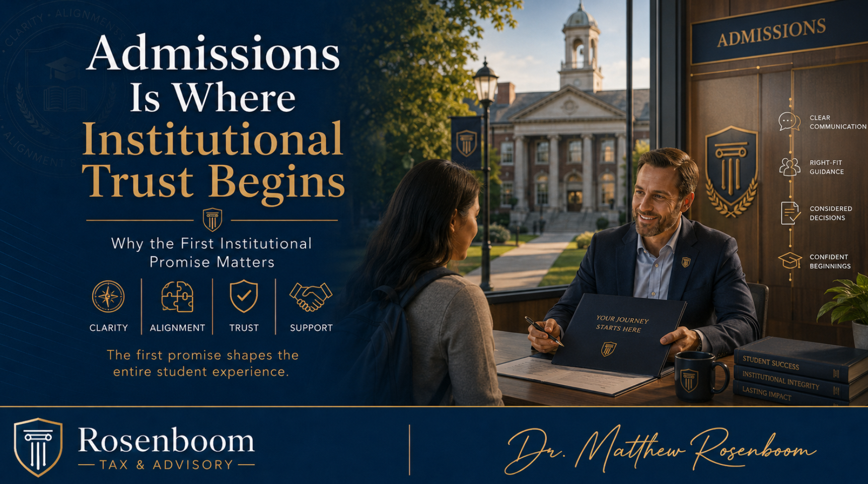 Admissions Is Where Institutional Trust Begins Why the First Institutional Promise Matters