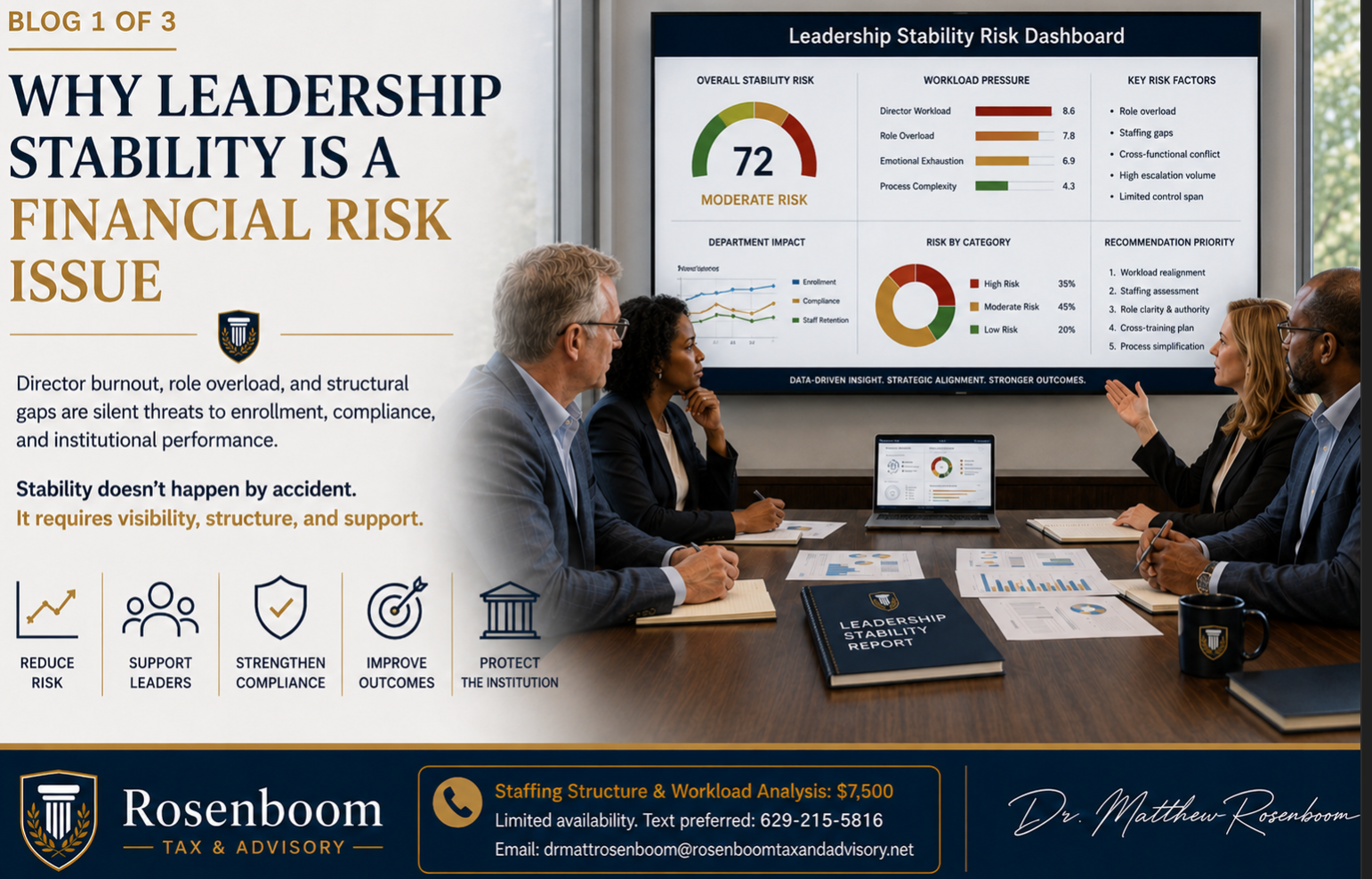 Why Leadership Stability Is Now a Financial Risk Issue