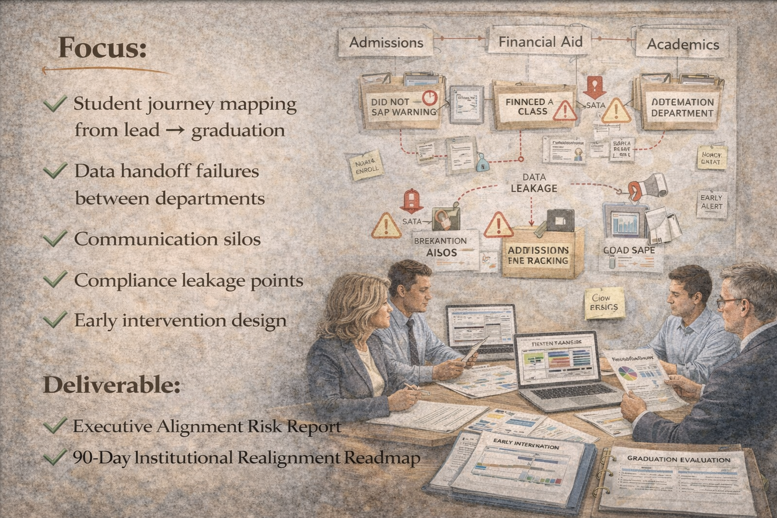 Enrollment to Completion Lifecycle Risk Assessment