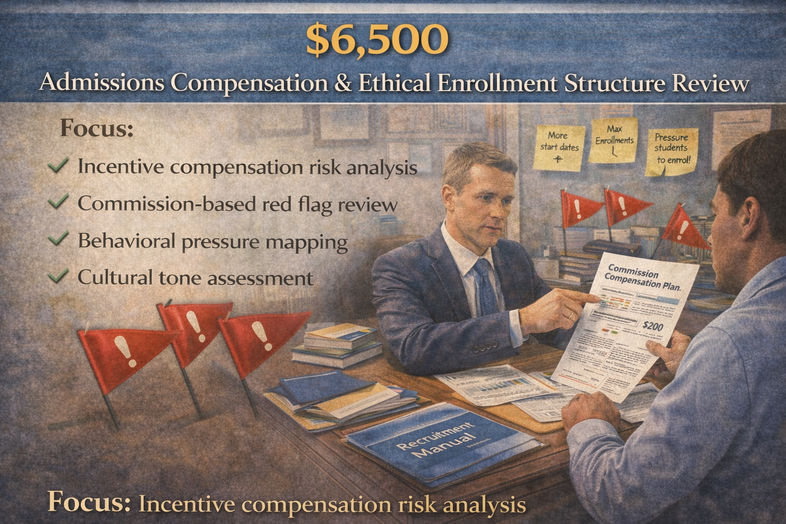 Admissions Compensation & Ethical Enrollment Structure Review