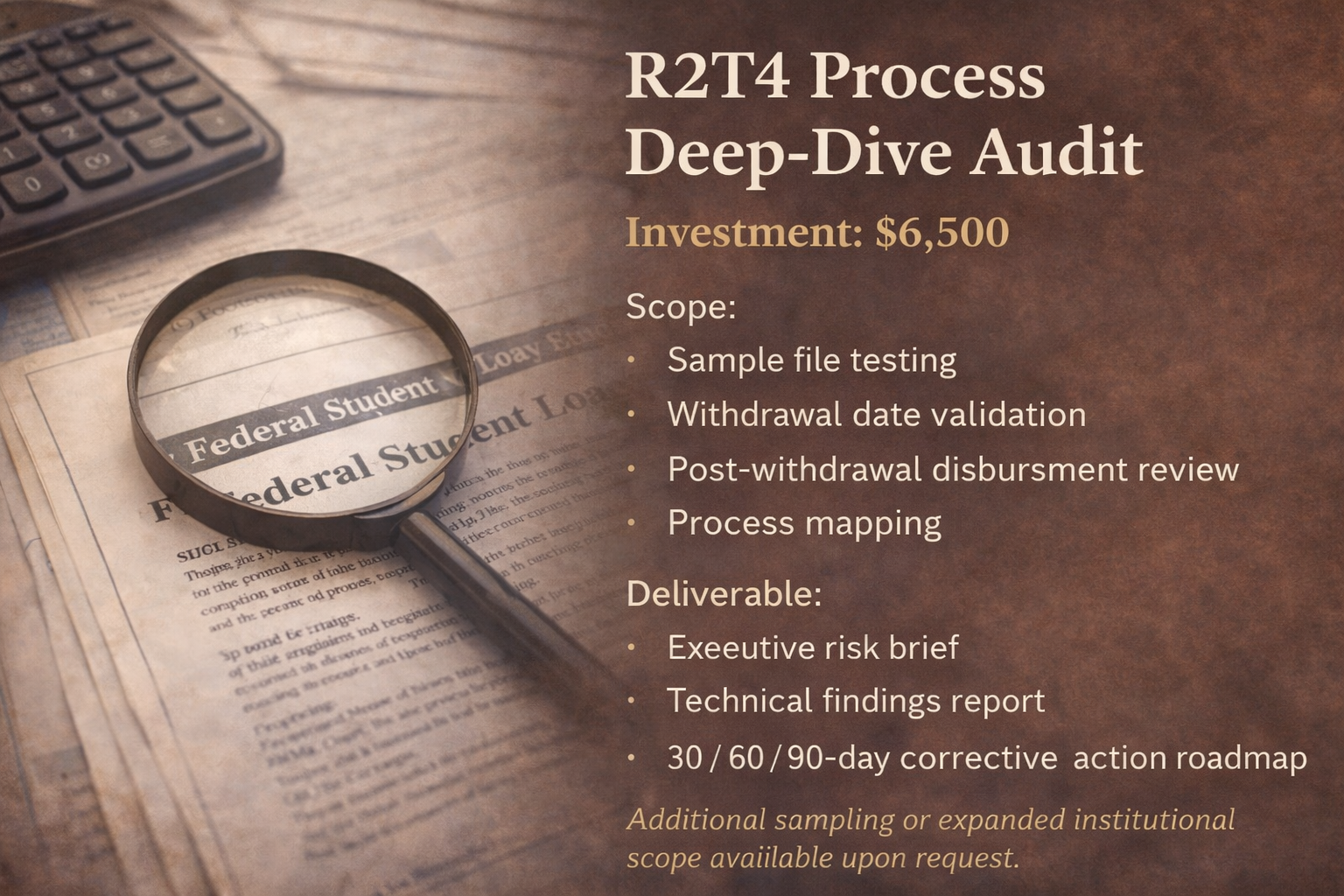 R2T4 Process Deep-Dive Audit