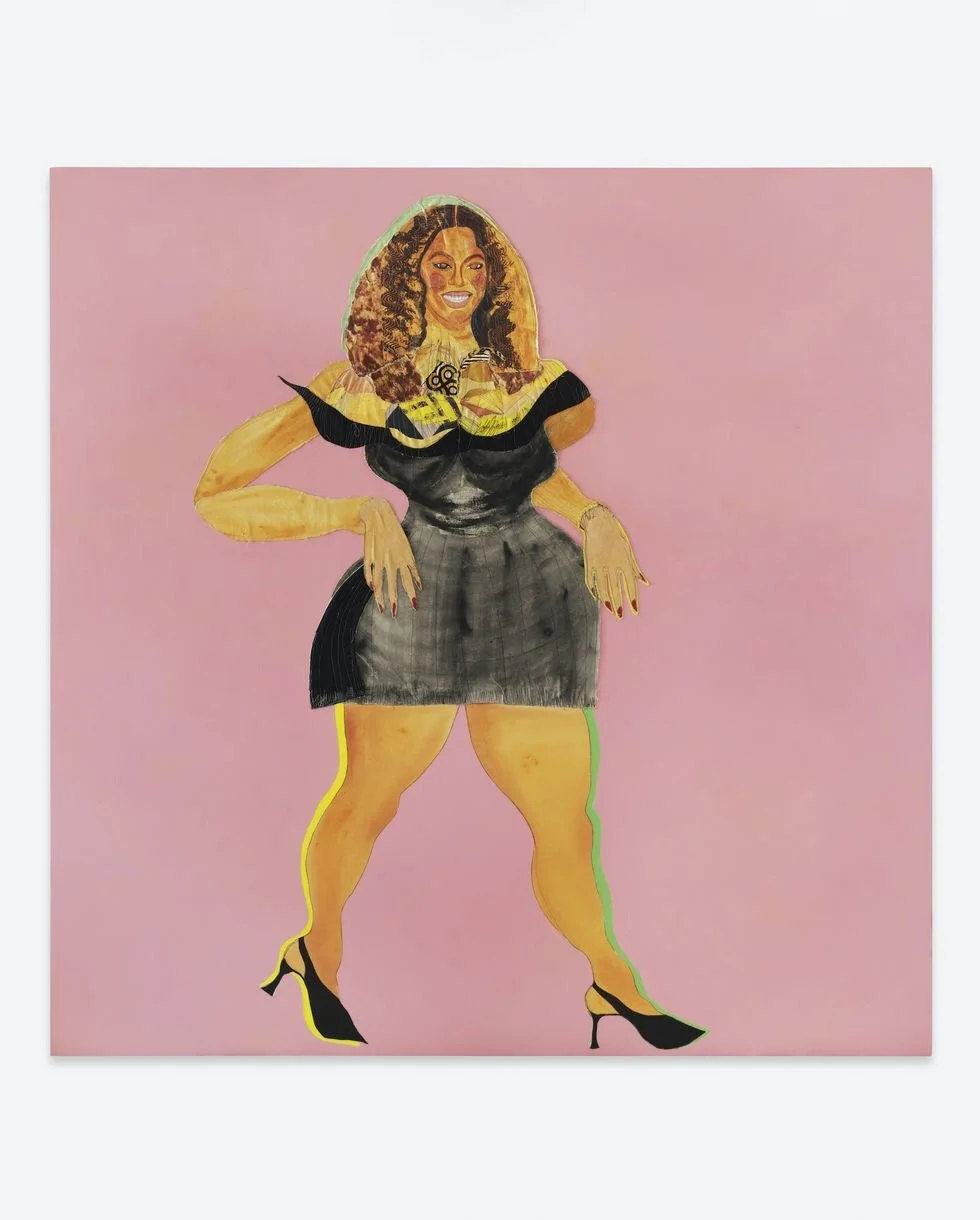 An original portrait of Beyoncé created by the artist Tschabalala Self for the September 2021 issue. See the full story here.