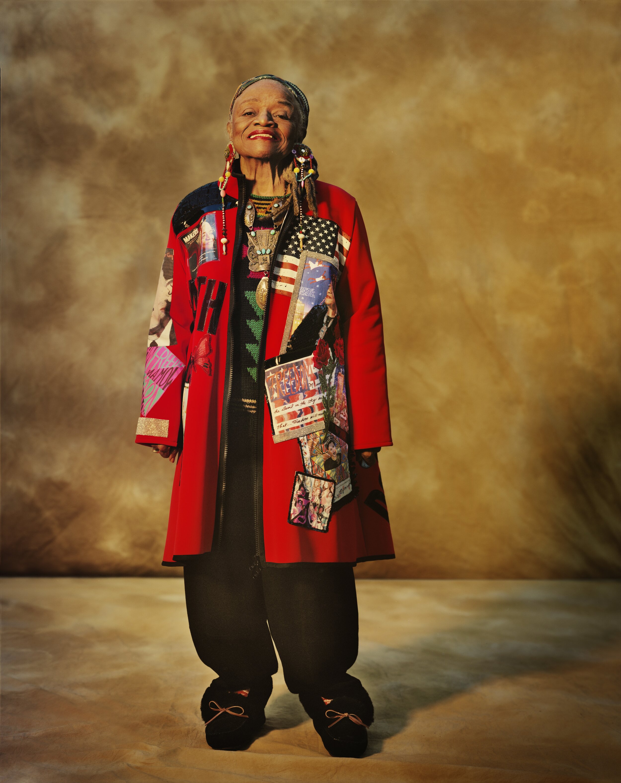 Artist Faith Ringgold, photographed by John Edmonds for “How the Studio Museum in Harlem Transformed the Art World,” with an essay by Salamishah Tillet, in the March 2021 issue. See the full story here.