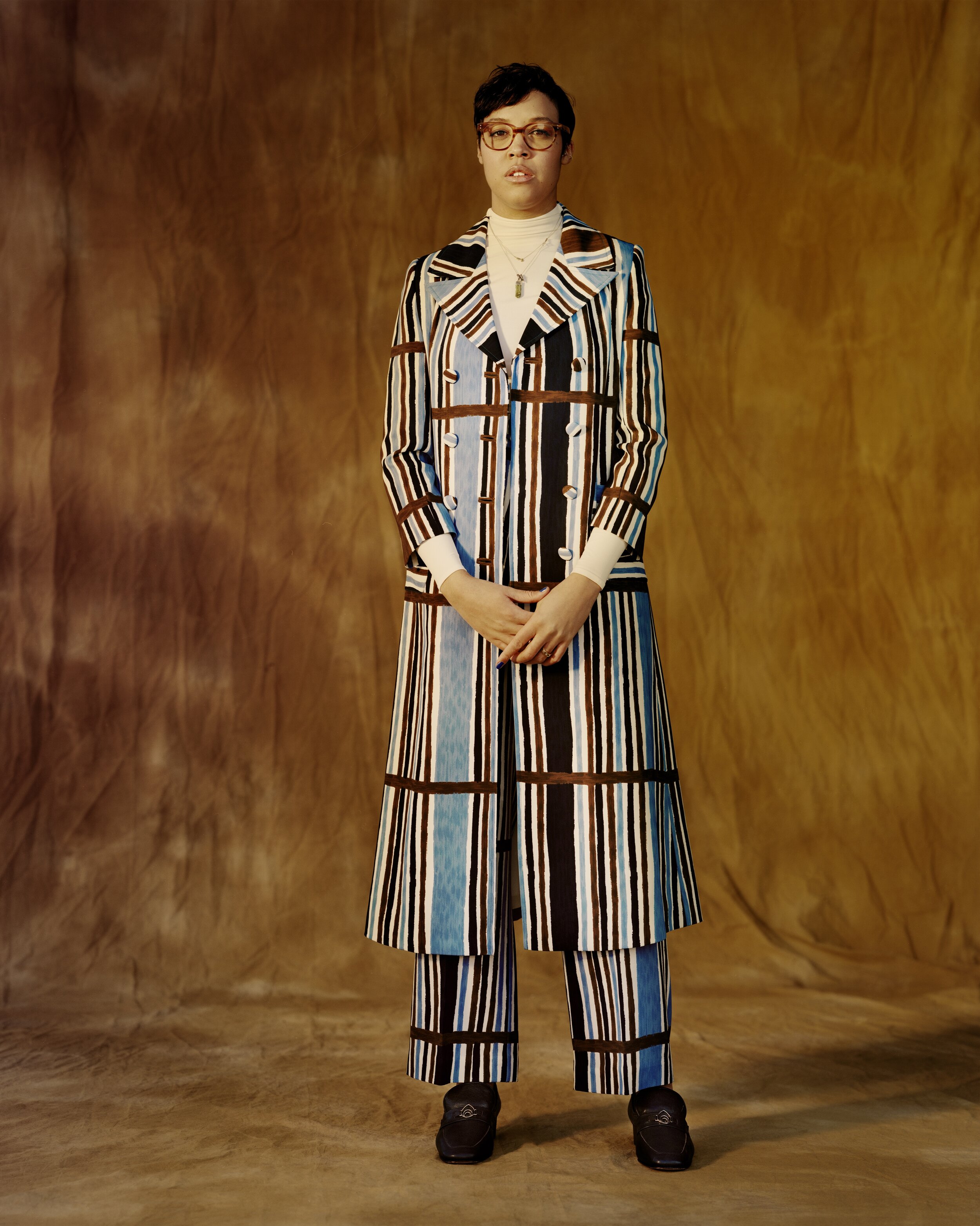 Artist Jordan Casteel, photographed by John Edmonds for “How the Studio Museum in Harlem Transformed the Art World,” with an essay by Salamishah Tillet, in the March 2021 issue. See the full story here.