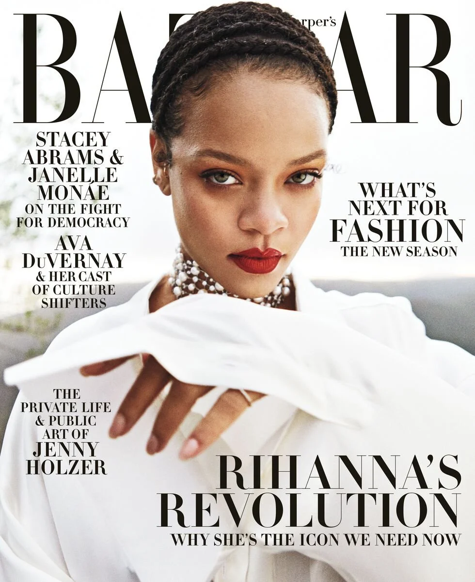 Rihanna, photographed for the September 2020 issue by Gray Sorrenti. See the full story here and watch Rihanna run through her nighttime skincare routine below in an episode of the Harper’s Bazaar video series Go to Bed with Me.