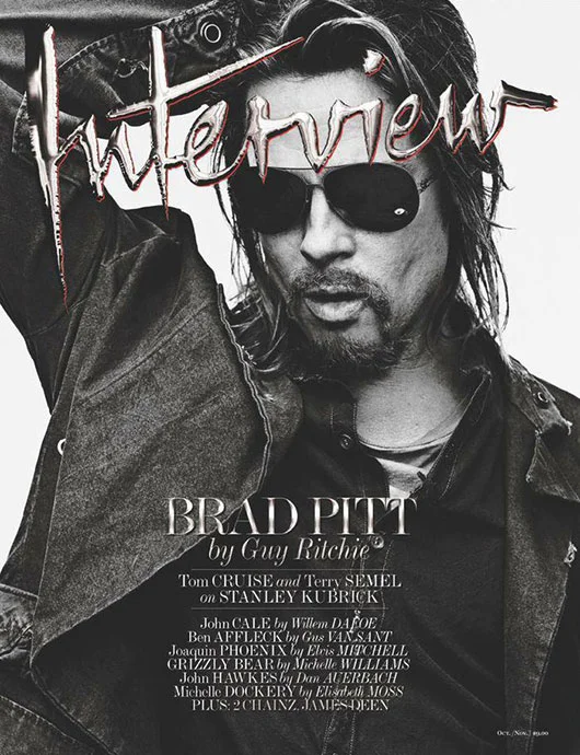 Brad Pitt, photographed by Steven Klein for the October 2012 issue.&nbsp;View every cover from September 2009 to February 2014 here.