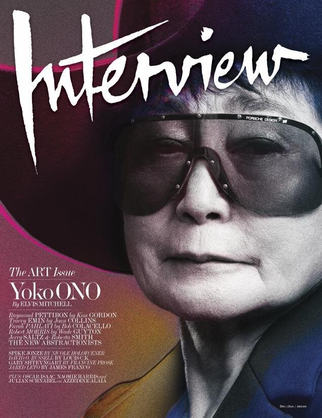 Yoko Ono, photographed by Craig McDean for the December 2013/January 2014 issue.