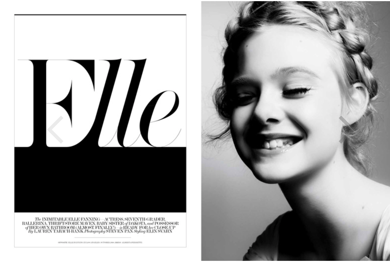 Elle Fanning, photographed by Steven Pan for the December 2010/January 2011 issue. Read the interview here.