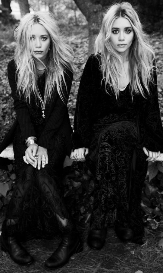 Mary Kate and Ashley Olsen, photographed by Steven Pan for the September 2011 issue.