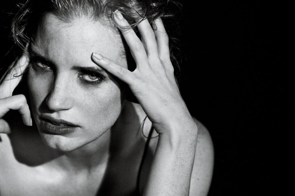 Jessica Chastain, photographed by Peter Lindbergh for the December 2011/January 2012 issue. Read the interview here.
