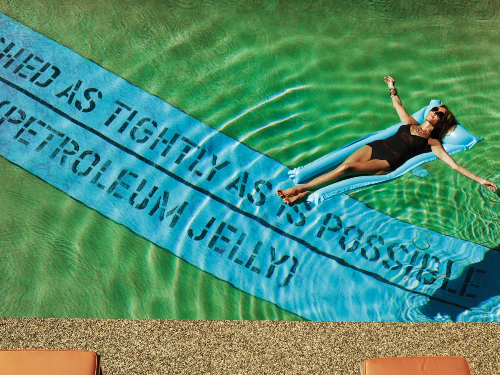 Collector Rosette Delug, photographed by Robbie Fimmano for the December 2010/January 2011 issue for a portfolio on the L.A. art world.