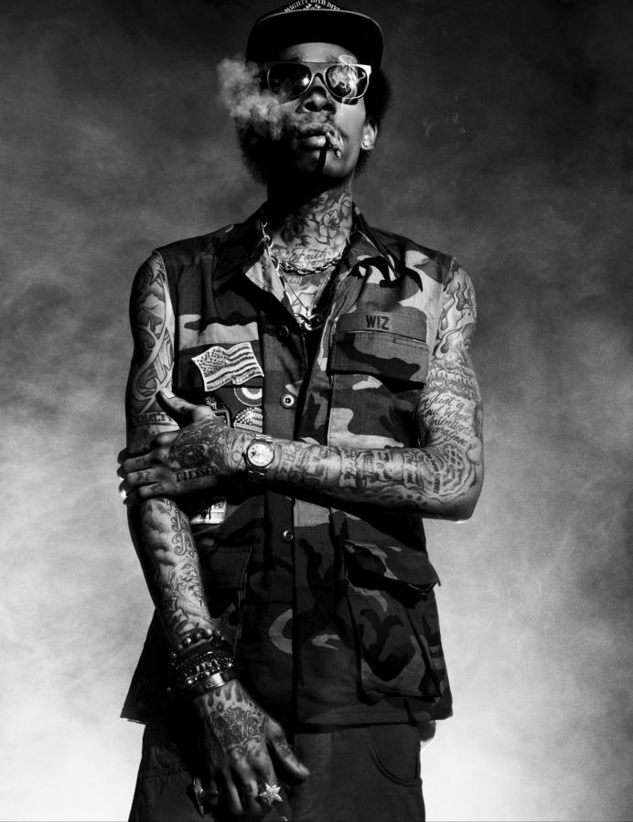 Wiz Khalifa, photographed by Mikael Jansson for the June/July 2011 issue.