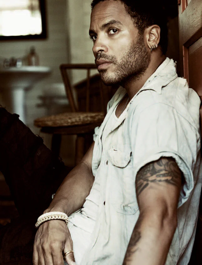 Lenny Kravitz, photographed by Gregory Harris for the February 2012 issue.