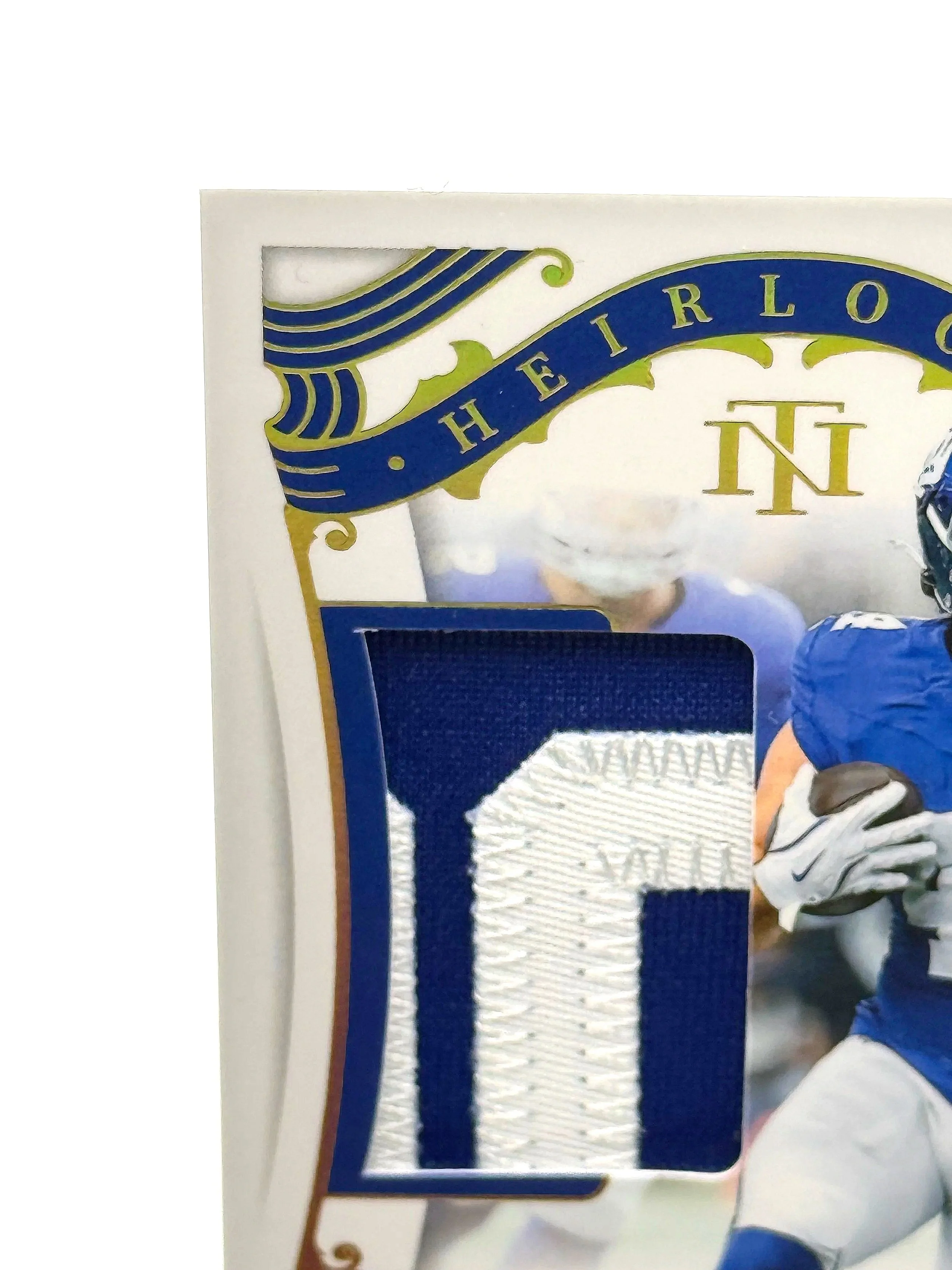 2025 National Treasures Cam Skattebo Heirlooms RC /10 - New York Giants football card top left corner