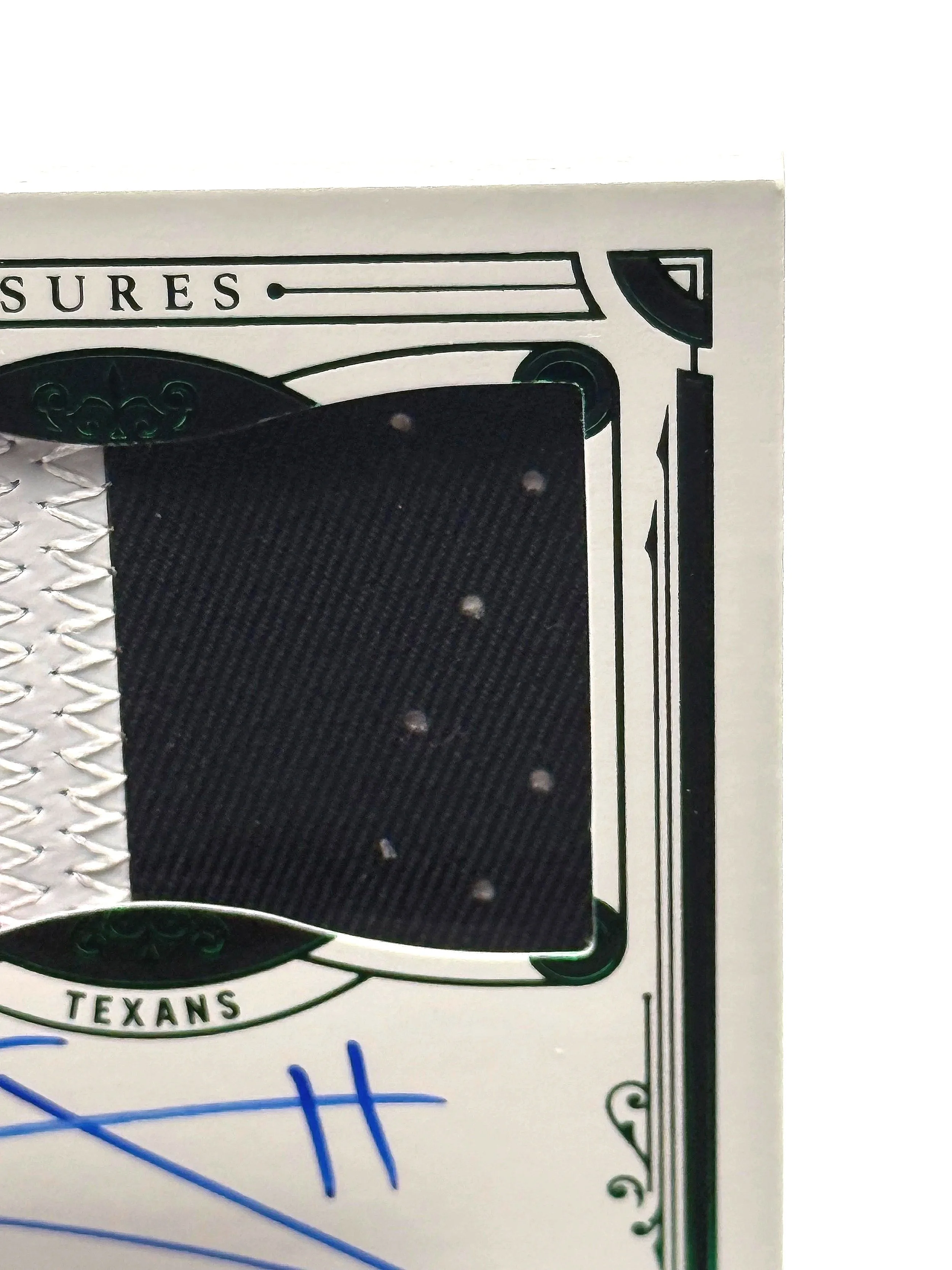 2025 National Treasures Jayden Higgins Rookie Patch Auto NT RPA #172 Texans football card top right corner