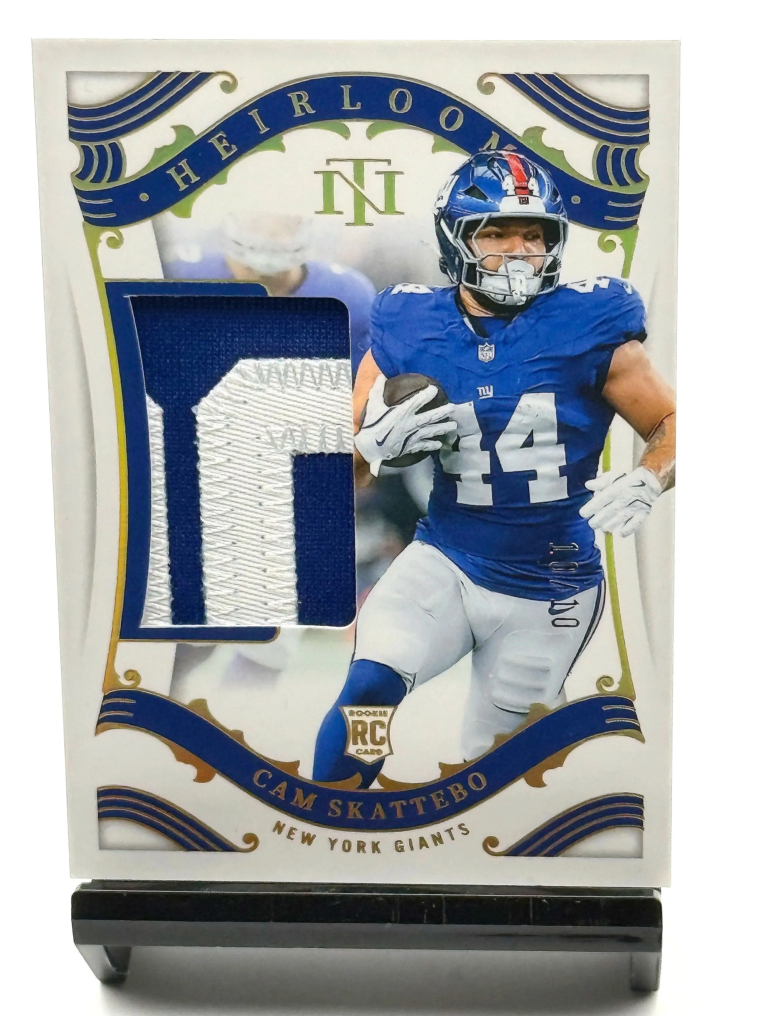 2025 National Treasures Cam Skattebo Heirlooms RC /10 - New York Giants