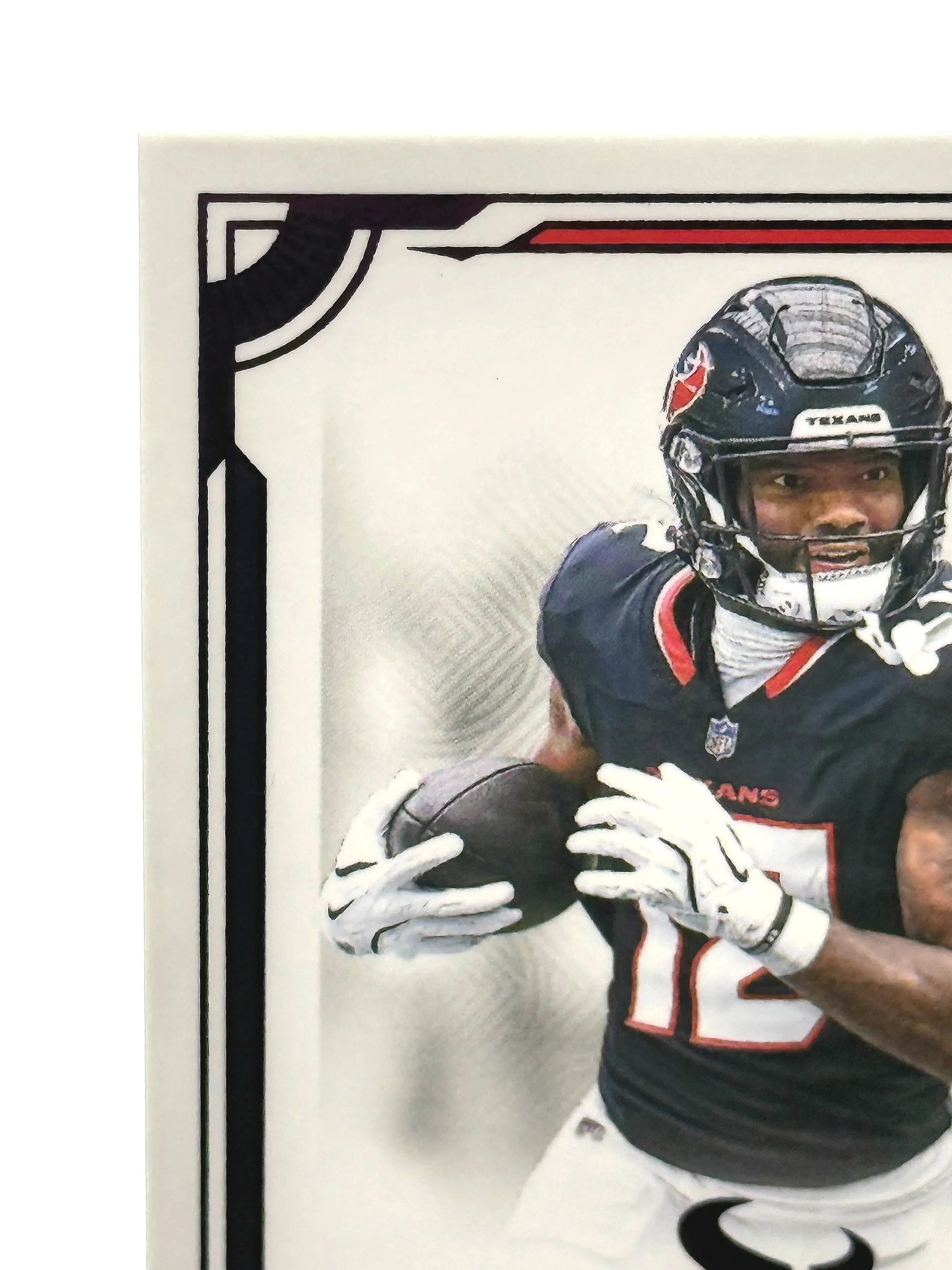 2025 National Treasures Nico Collins /75 NT #41 Texans football card top left corner