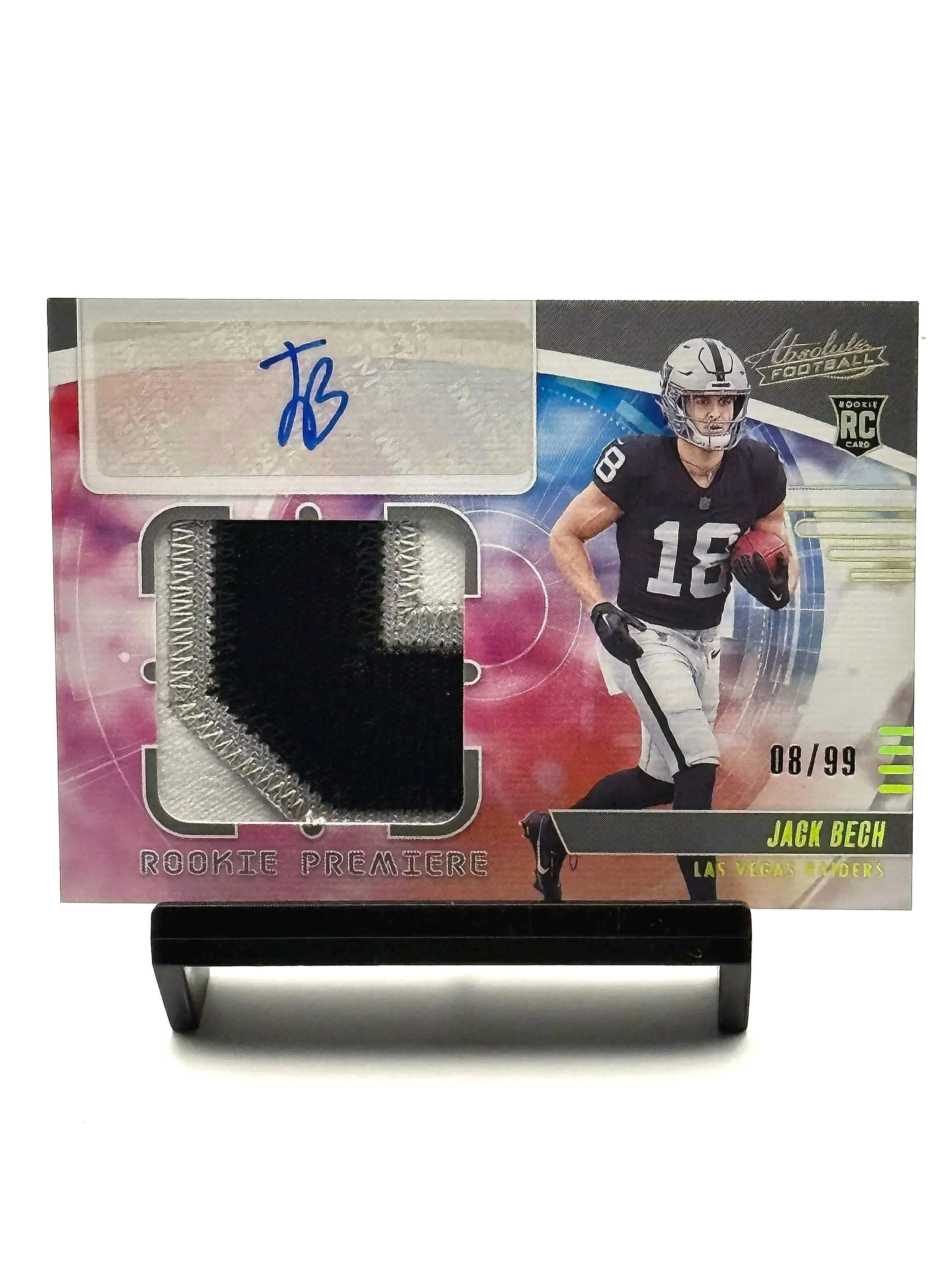 2025 Spectra Jack Bech Rookie Premiere RPA /99 #RPM-JBH - Raiders