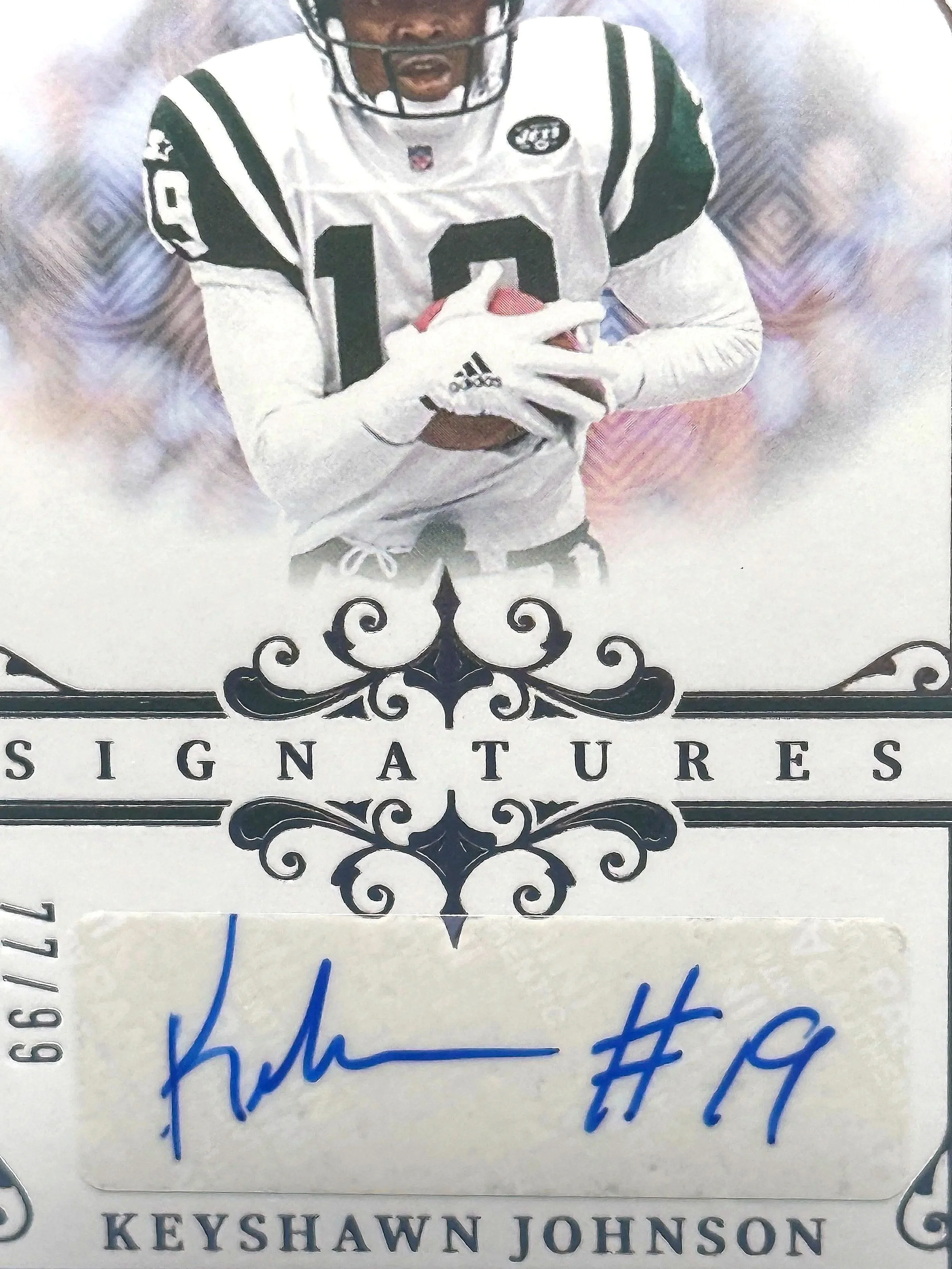 2025 National Treasures Keyshawn Johnson Signatures NT #SIG-KJN - Jets football card signature
