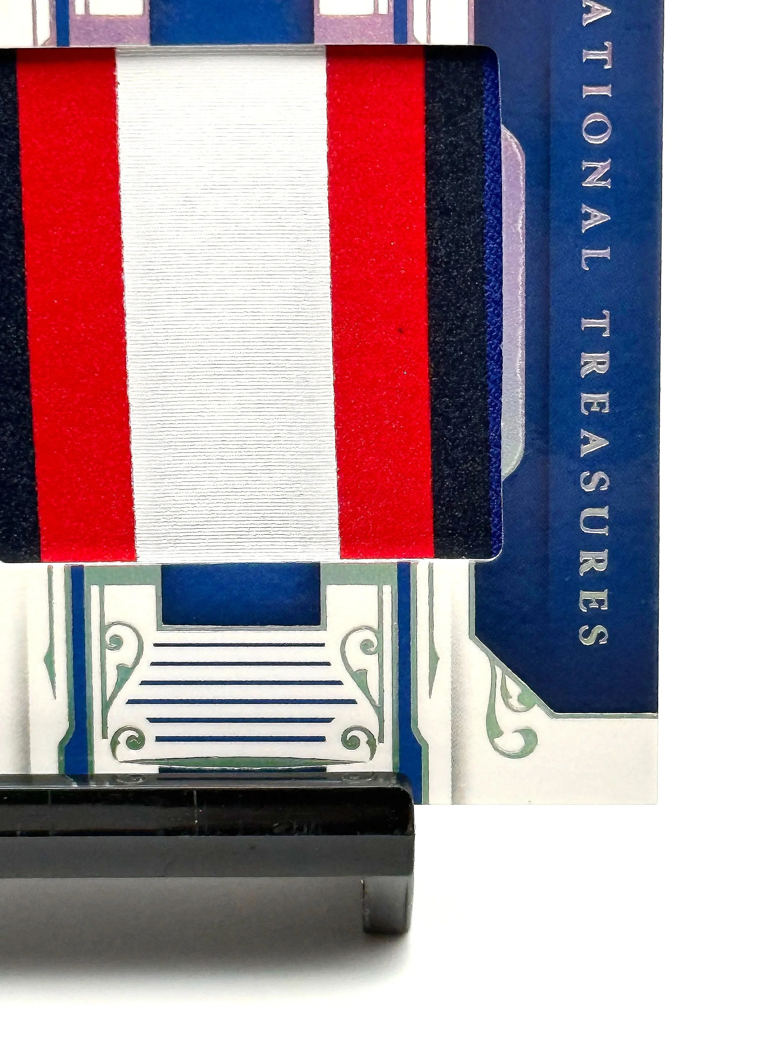 2025 Josh Allen National Treasures Patch Colossal /25 Prime Holo Silver Bills Football Card Bottom Right Corner