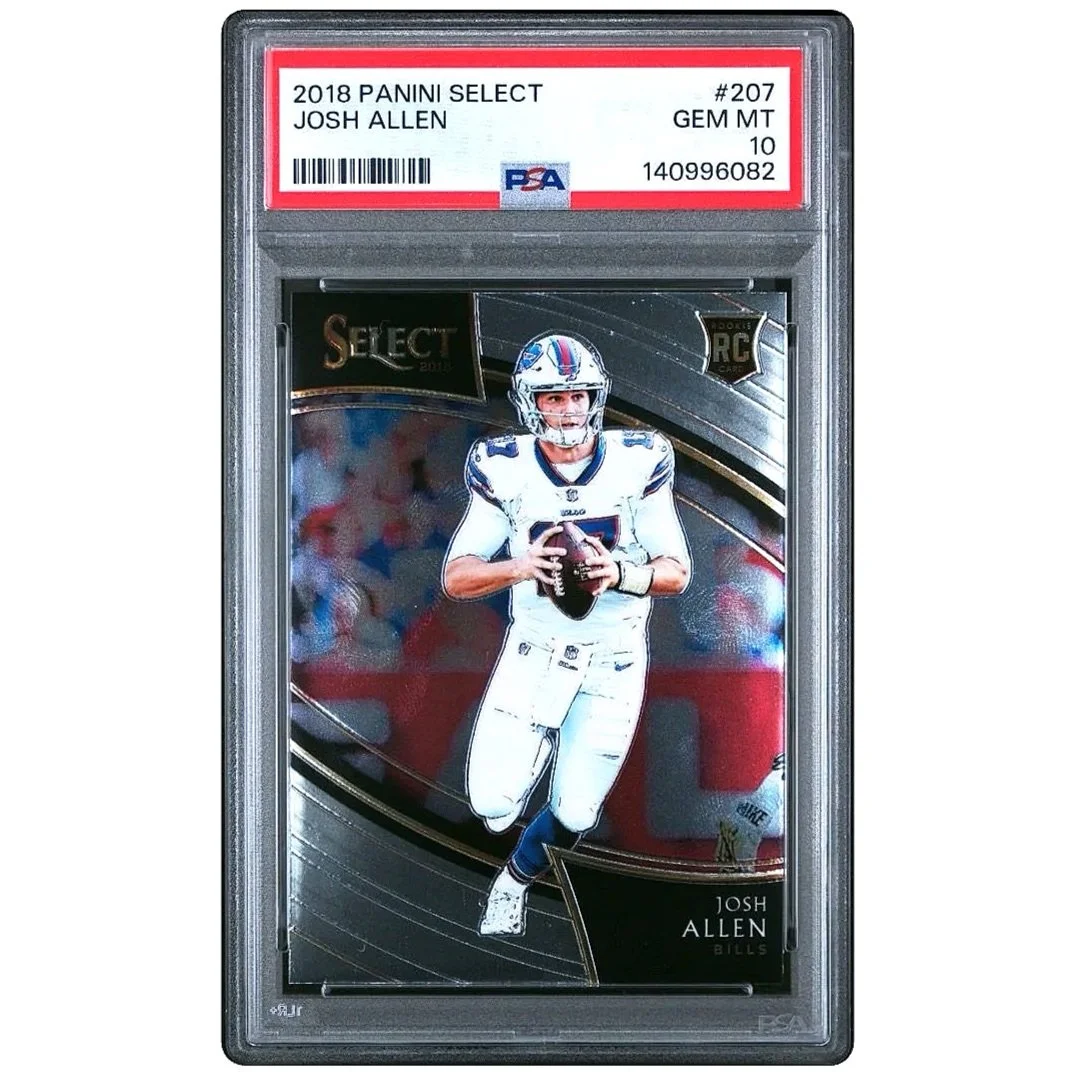 2018 Panini Select Josh Allen Field Level RC #207 PSA10 - Bills