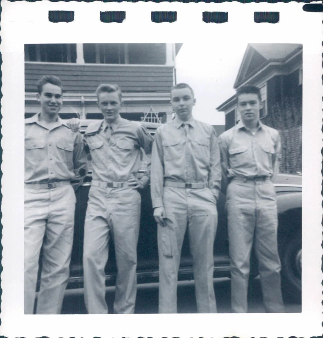 David and army friends