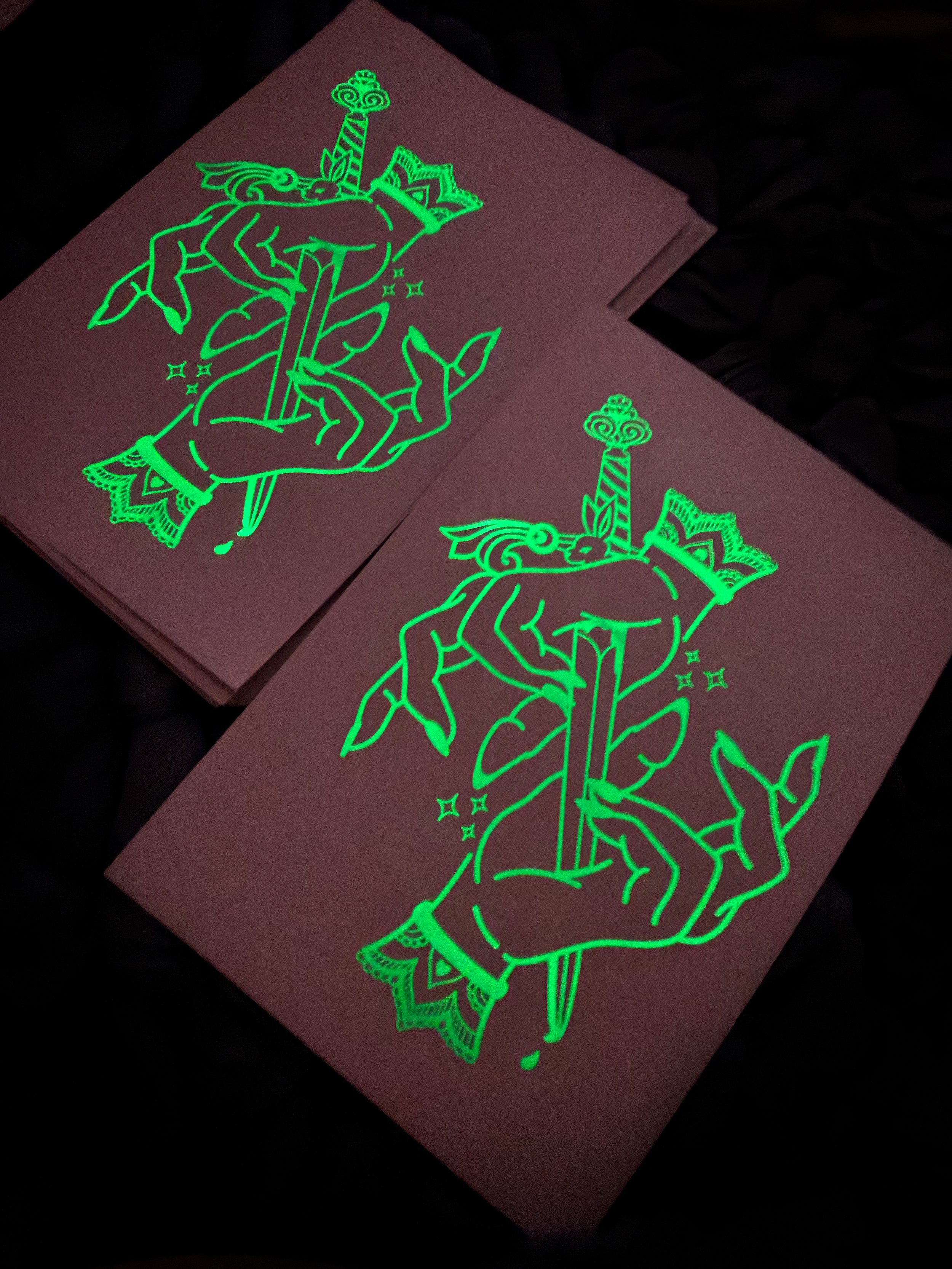 Blood Brothers Glow in the Dark Print