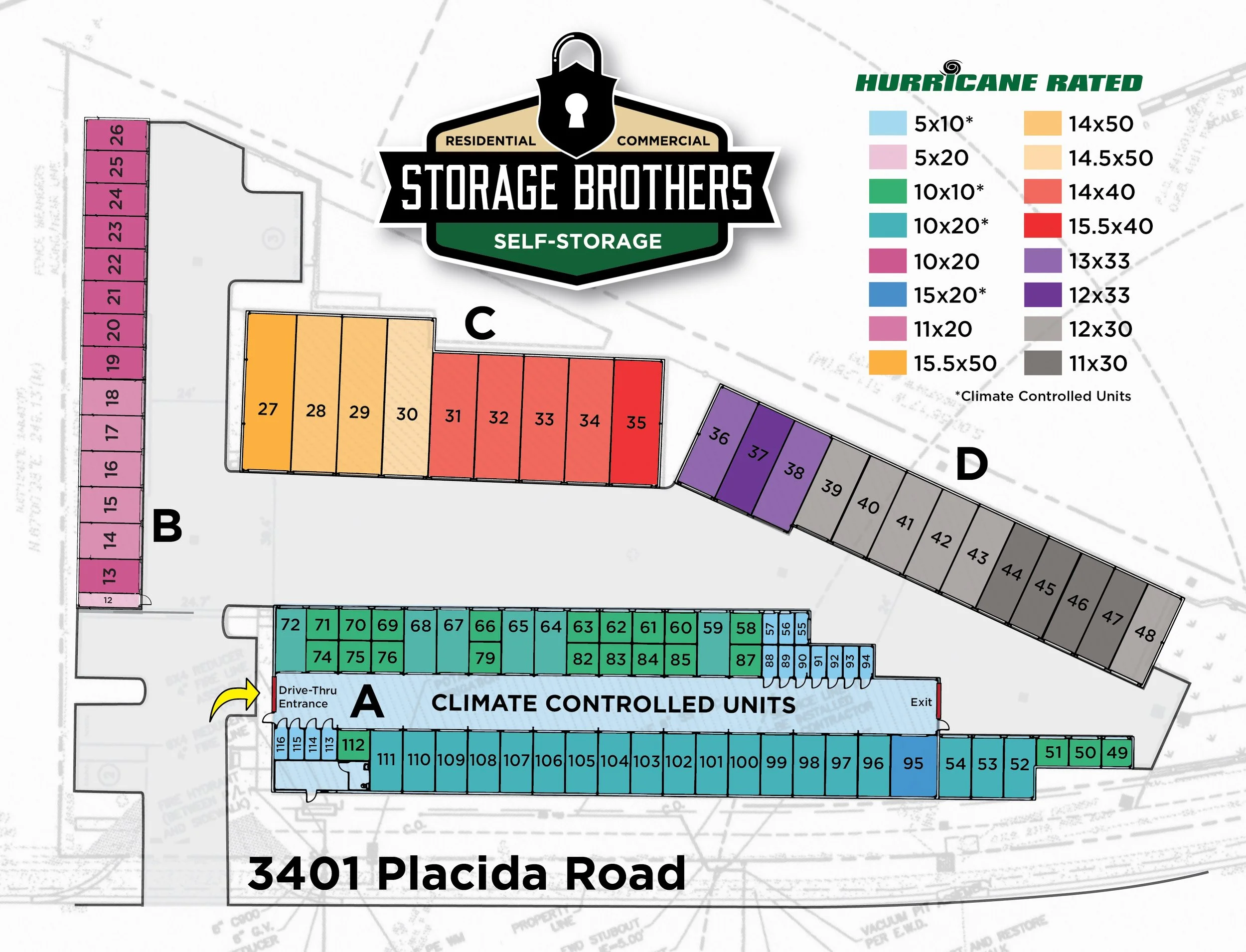 Storage Brothers Placida Road facility