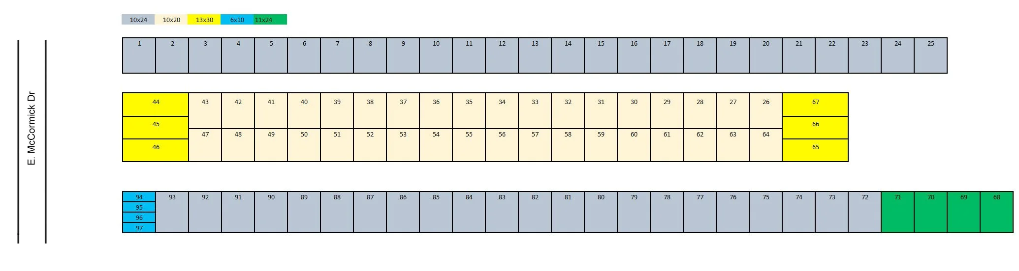 Storage Brothers Janesville 3033 E McCormick unit layout
