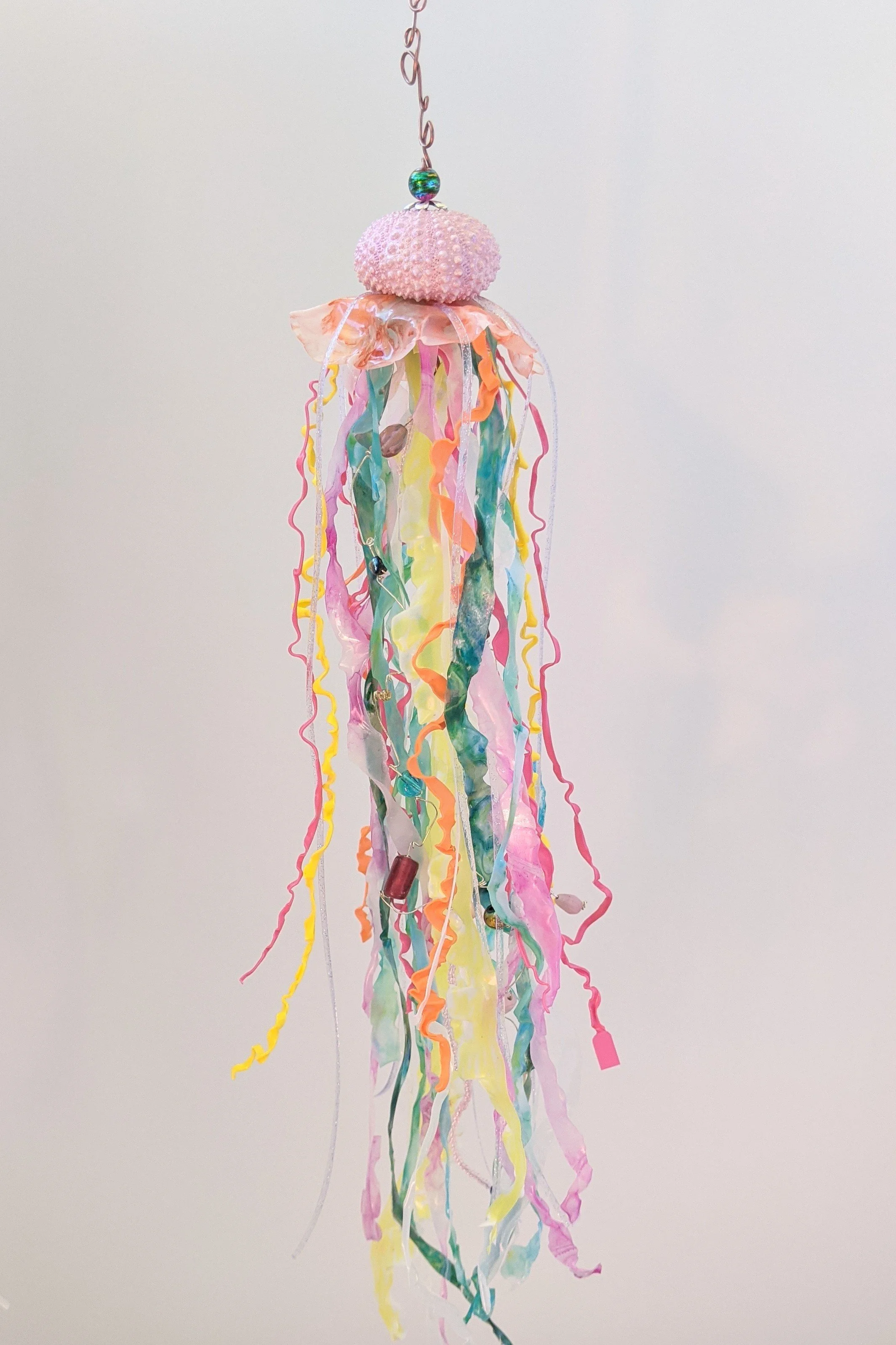 Jellyfish Suncatcher – Pastel Rainbow Drift