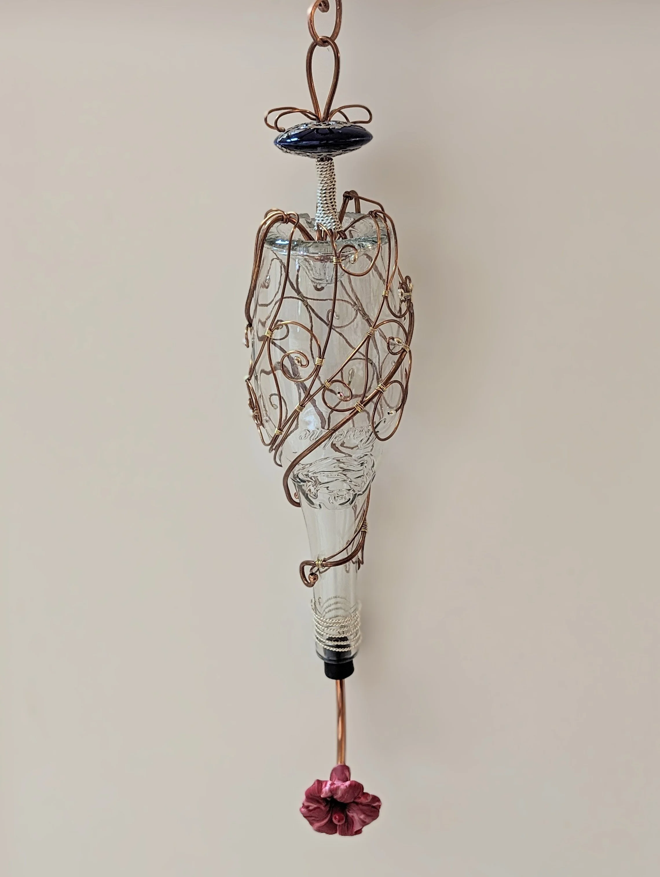 Intricate Copper Lace - Hummingbird Feeder