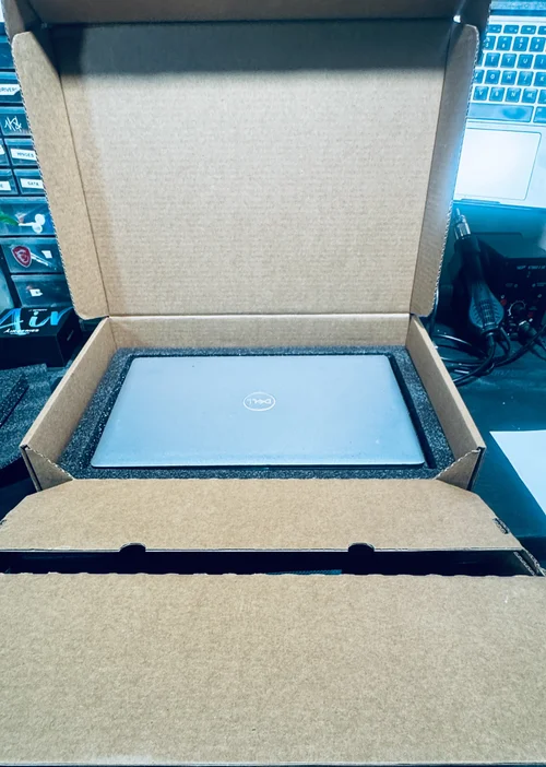Device seated in the foam or anti static cradle