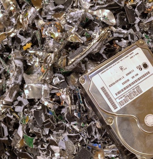 Hard drive destruction
