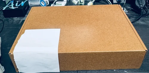 Device seated in the foam or anti static cradle
