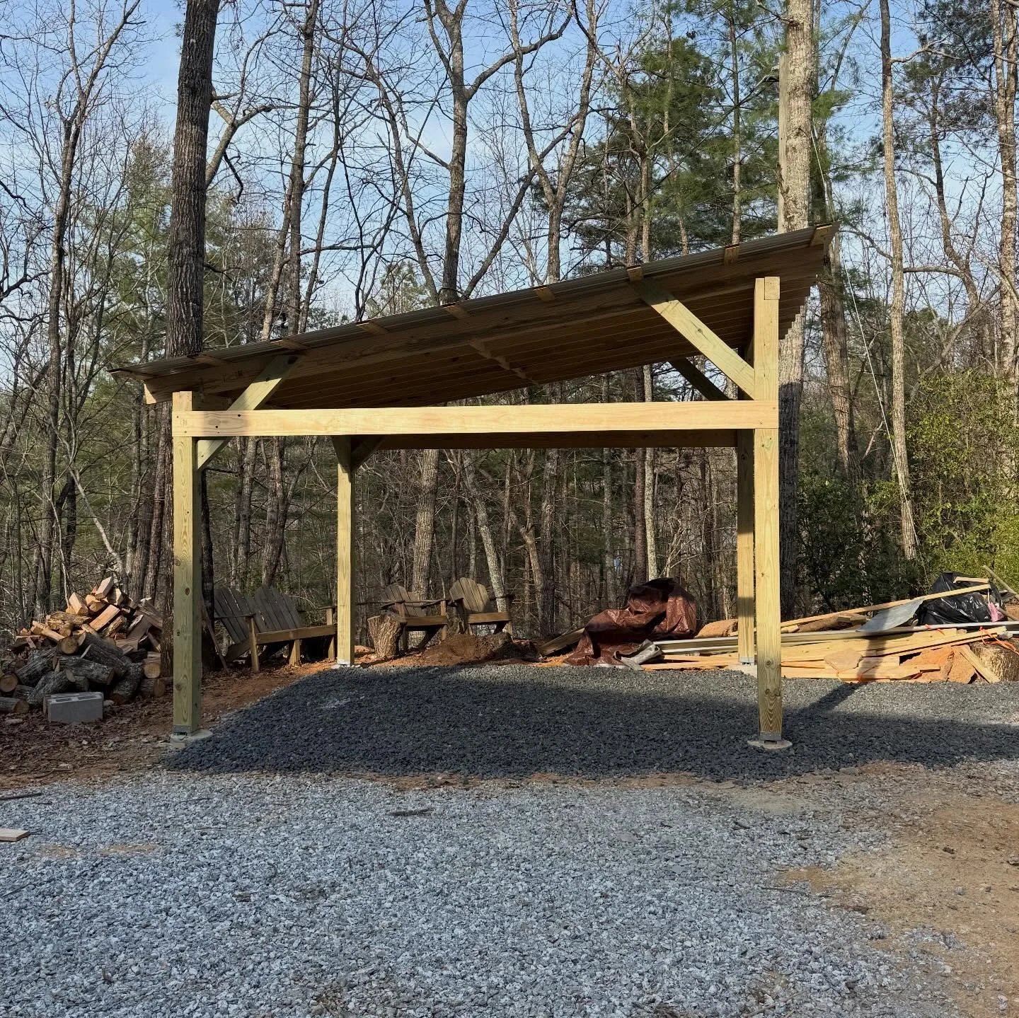 Simple but beautiful carport