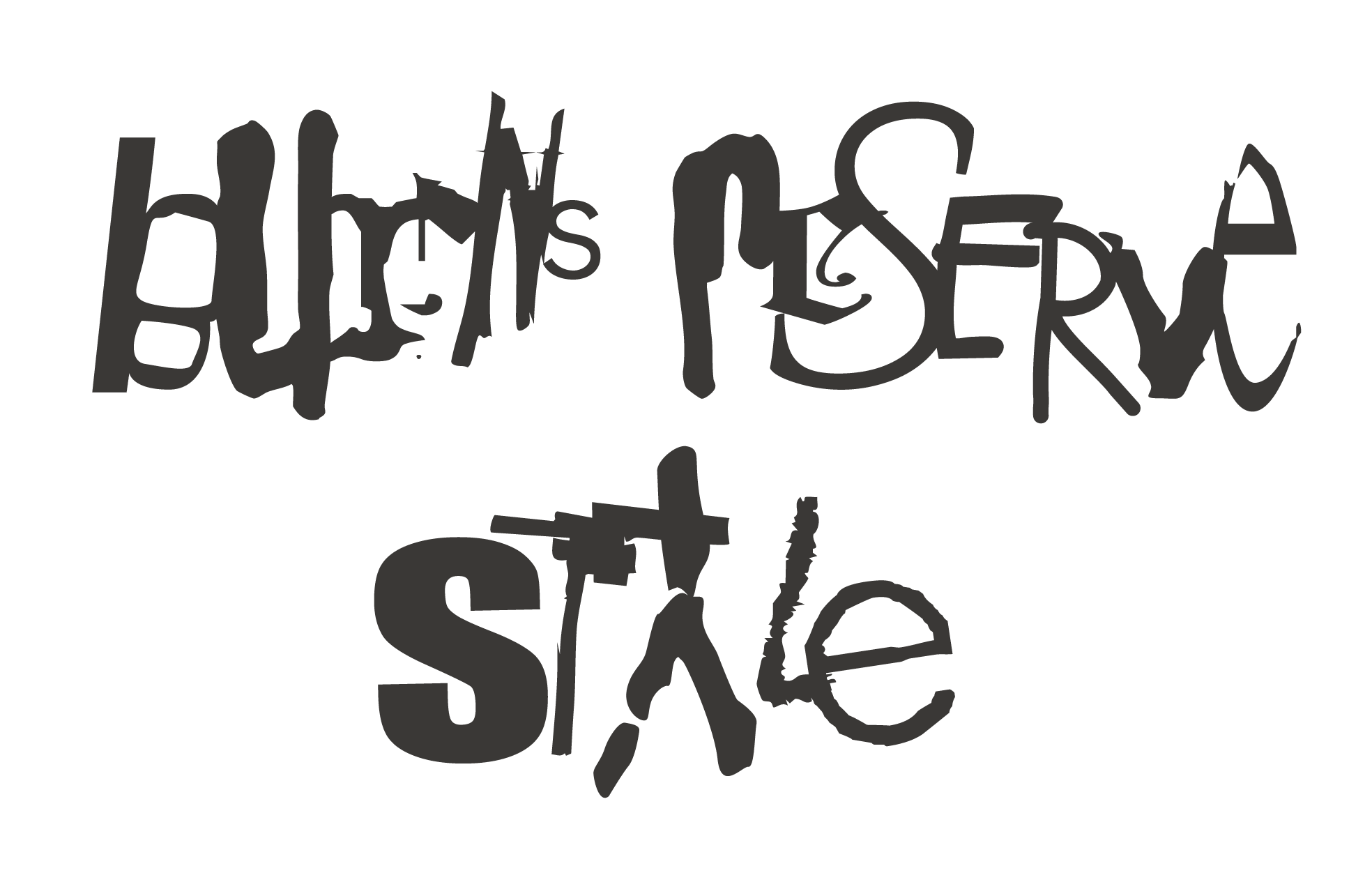 Handwritten text on black background reading "Beauty is in the eye of the stye".
