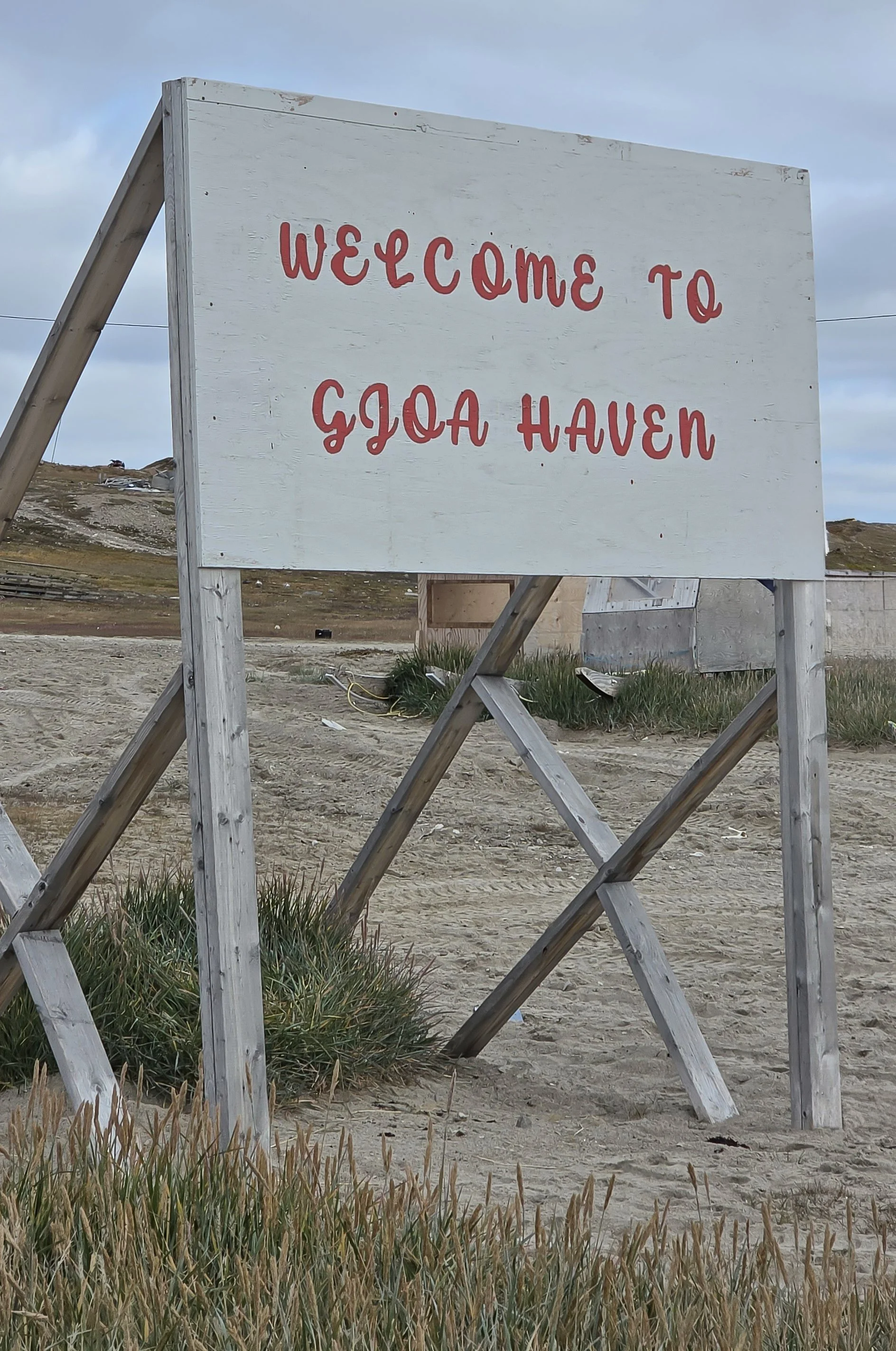 2026-8-22 - Gjoa Haven - Welcome sign 1.jpg