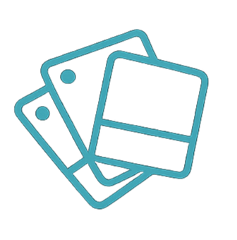 Color palette icon representing Farbaa Interior's Color with Purpose design philosophy
