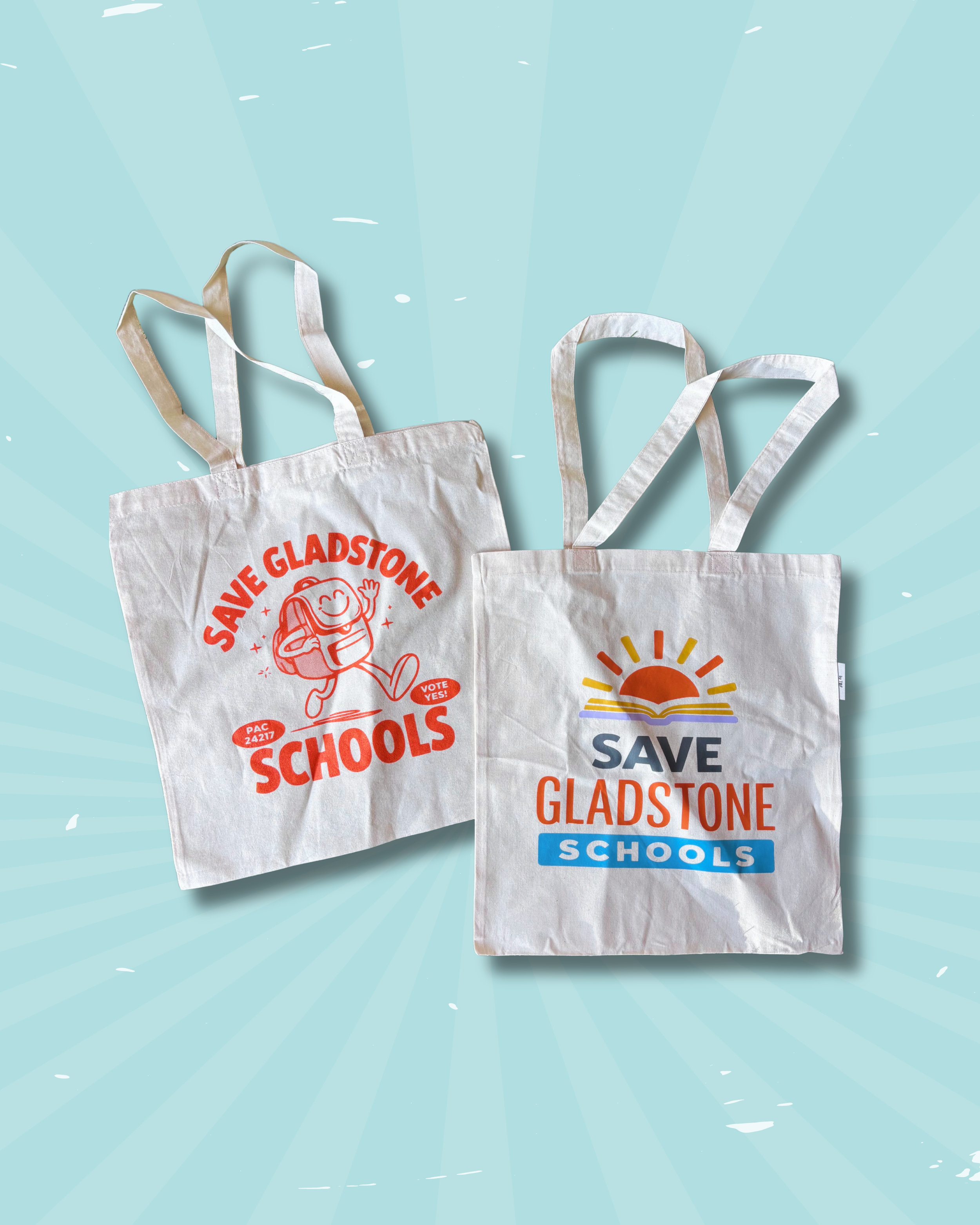 Save Gladstone Schools Tote