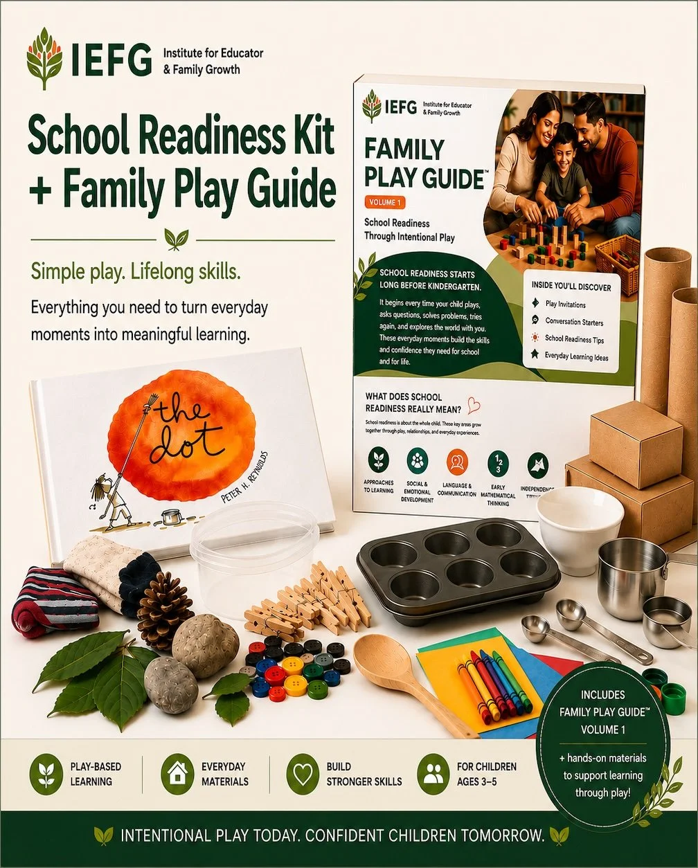 School Readiness Kit with monthly Family Play Guide™