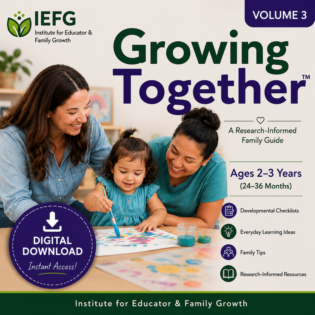 Growing Together™: Developmental Milestones Checklist – Volume 3 (24–36 Months)