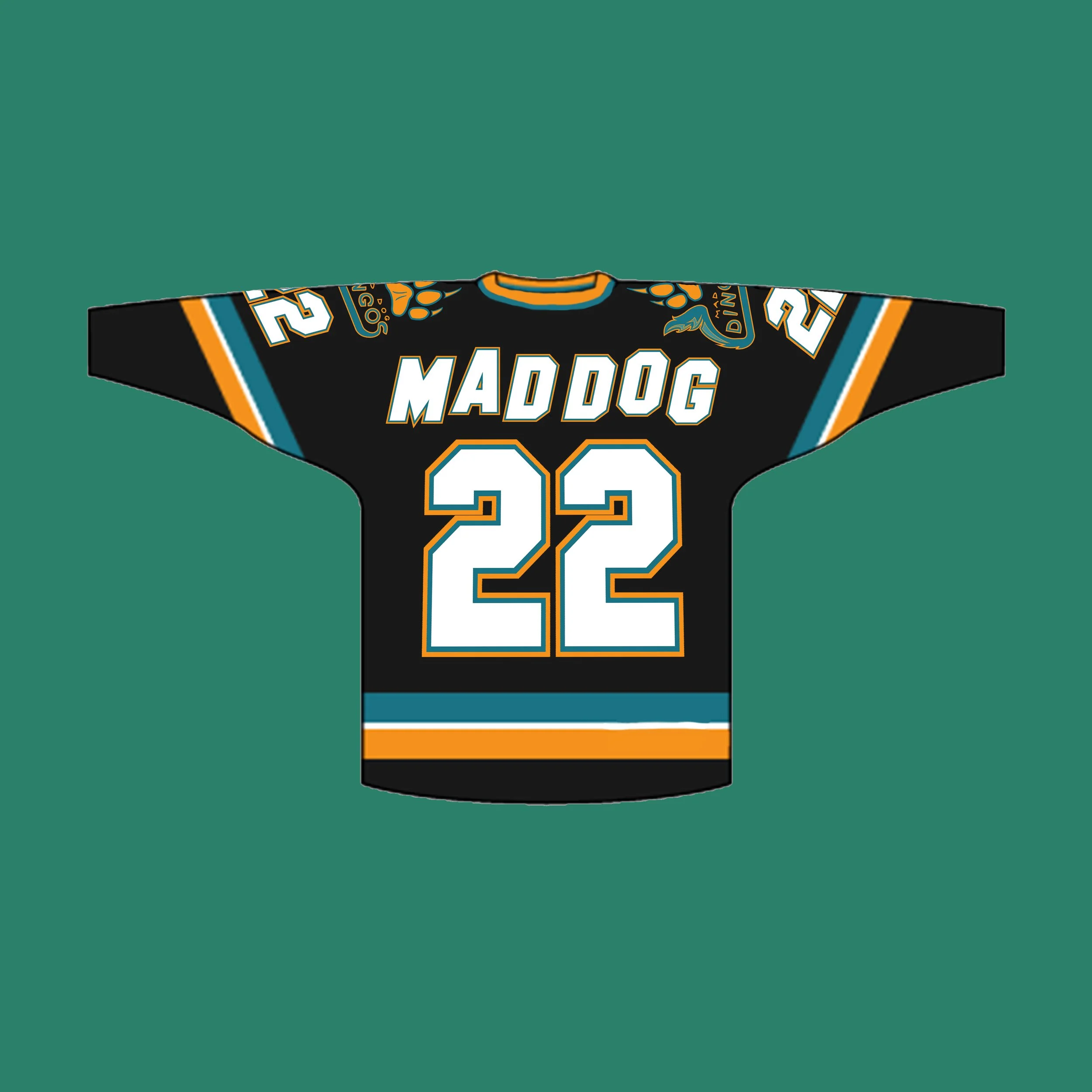 Custom Jersey Design - Mockup (Back)